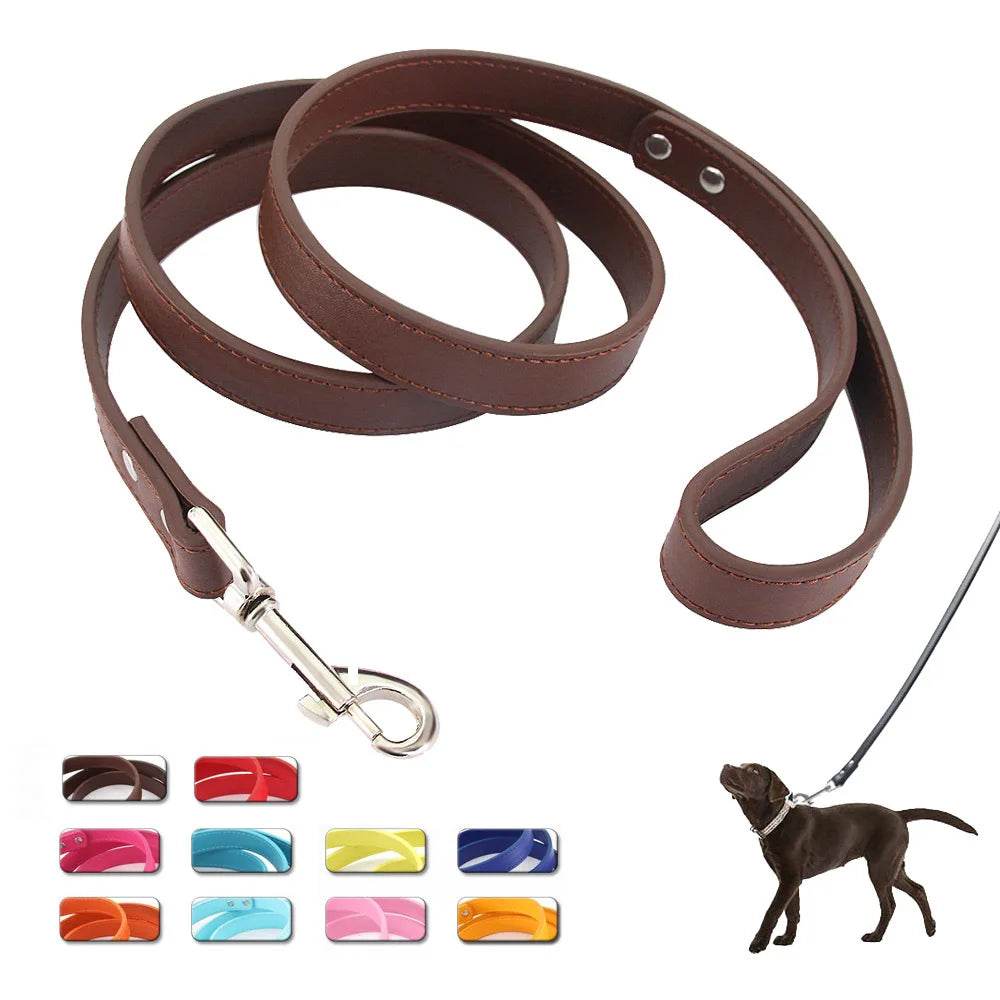 Leather Dog Leash - Chills Pet Pals