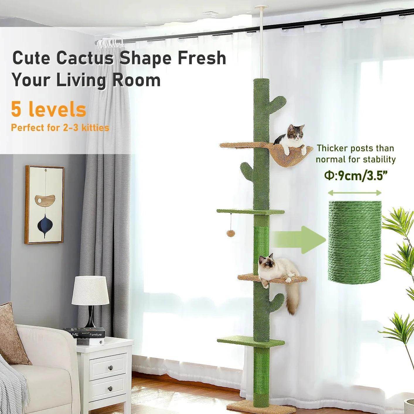 Floor to Ceiling Cat Tree - Chills Pet Pals