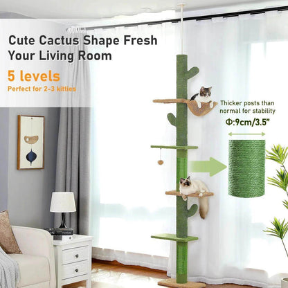 Floor to Ceiling Cat Tree - Chills Pet Pals