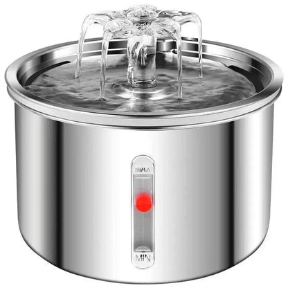 stainless steel pet water fountain