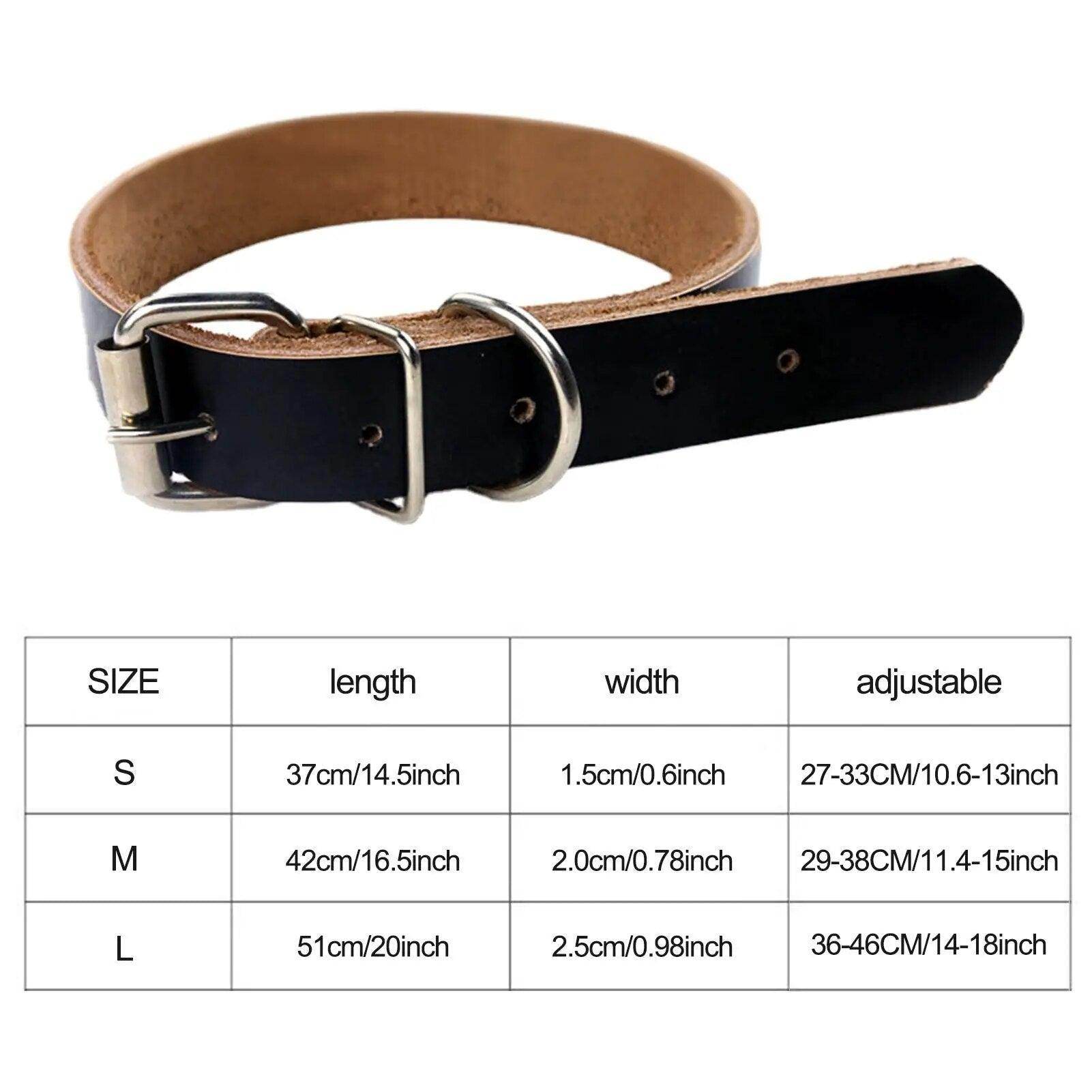 Rolled Leather Dog Collar - Chills Pet Pals
