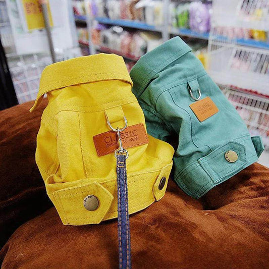 Spring Demin Jacket - Chills Pet Pals
