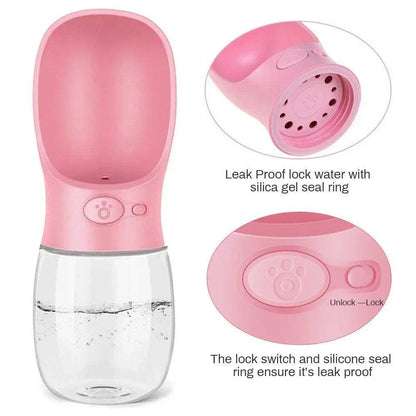 Portable Pet Water Bottle - Chills Pet Pals